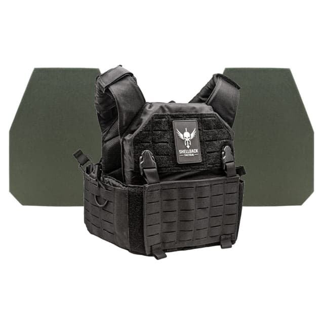 Shellback Tactical Rampage 2.0 Level IV Body Armor Kit with Model L410 Plates Black One Size