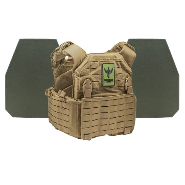 Shellback Tactical Rampage 2.0 Level IV Body Armor Kit with Model L410 Plates Coyote One Size