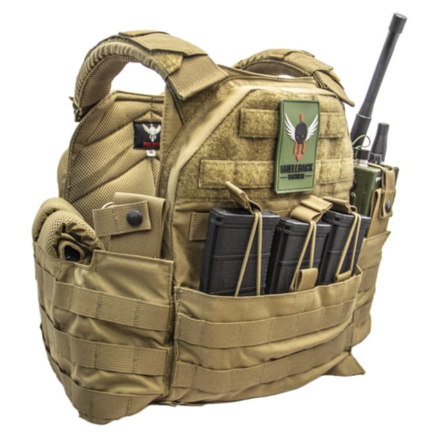 Shellback Tactical SF Plate Carrier Coyote Small