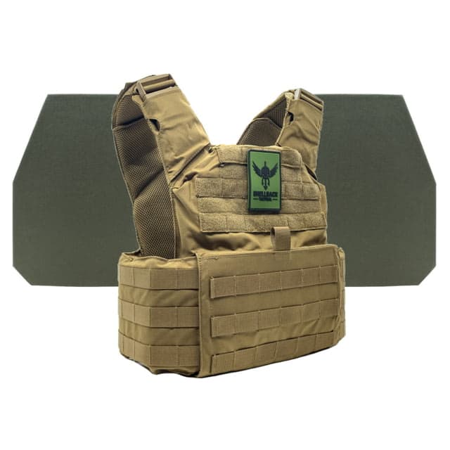 Shellback Tactical Skirmish Level IV Body Armor Kit with Model L410 Plates Coyote One Size