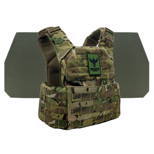 Shellback Tactical Skirmish Level IV Body Armor Kit with Model L410 Plates Multicam One Size