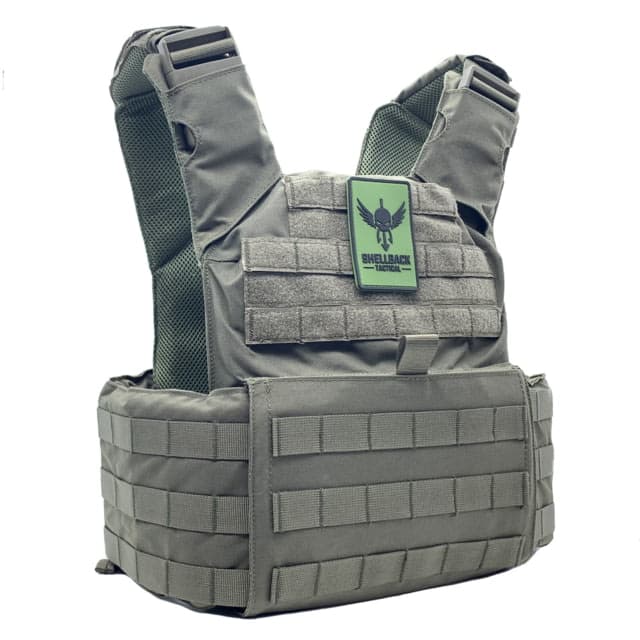 Shellback Tactical Skirmish Plate Carrier Shooter and SAPI Ranger Green One Size