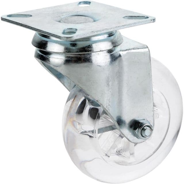 Shop Fox 3in Non-Marring Swivel Caster Plate Mount