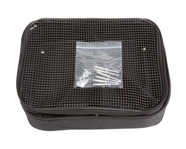 SKB Cases Door Pouch for Shockracks - Caster accessory bag with compartments 12 x 9.5 x 3.5 with hardware