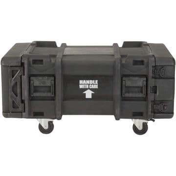 SKB Cases 4U Shock Rack 28in Deepx14in Hgh W/Square Holes/Large Round Rack Mount Holes