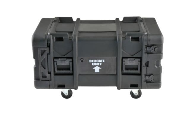 SKB Cases 6U Shock Rack 28in Deepx14in Hgh W/Square Holes/Large Round Rack Mount Holes