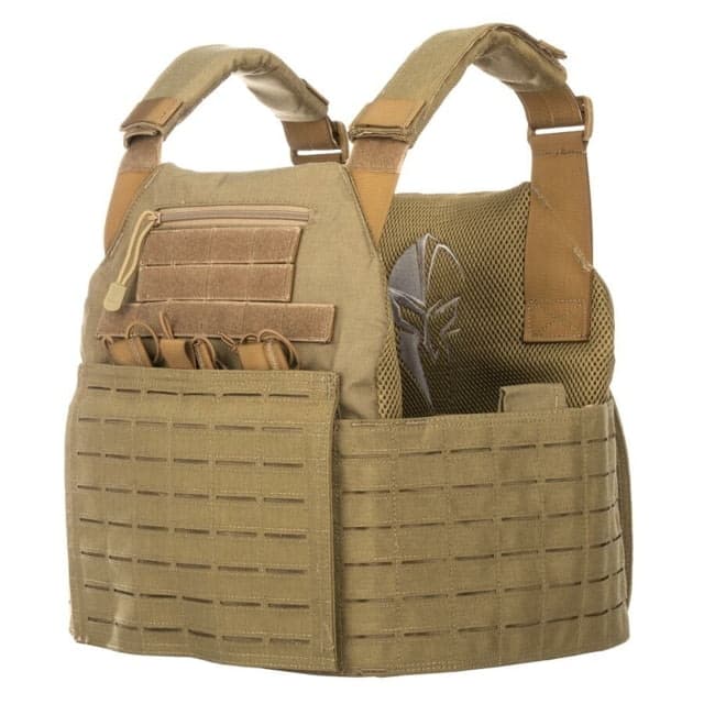 Achilles Laser Cut Plate Carrier Small/Extra Large Coyote Brown Adjustable