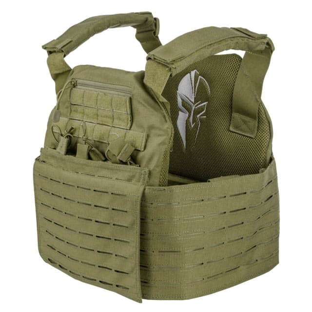 Achilles Laser Cut Plate Carrier Small/Extra Large OD Green Adjustable