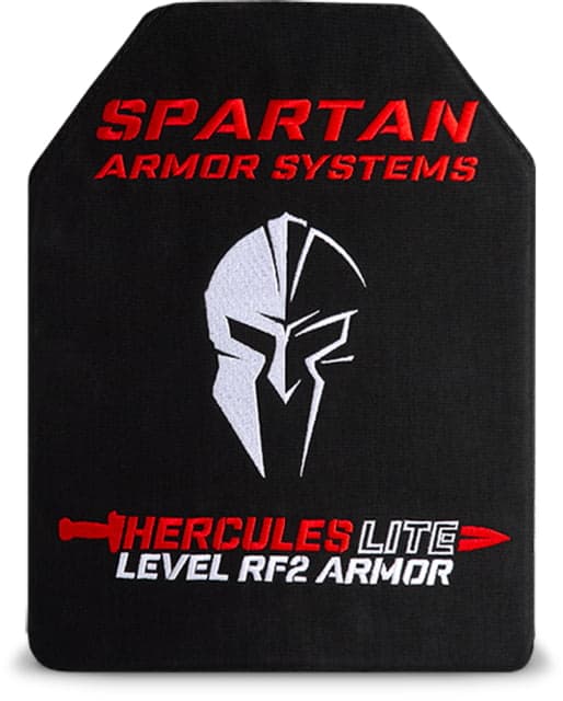 Spartan Armor Systems Hercules LITE RF2/III+ Aluminum Oxide Ceramic Body Armor Plates 9.5in x 12.5in