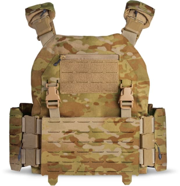 Spartan Armor Systems Titan Modular 1000d Nylon Plate Carrier 6in x 6in x 6in x 8in Multicam