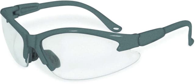SSP Eyewear Columbia Color Frame Safety Glasses Gray Frame Crystal Clear Anti-Fog Lens COLUMBIA GRY CL A/F
