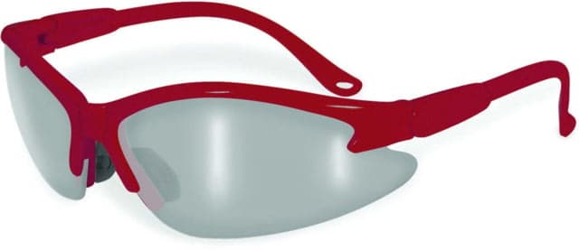 SSP Eyewear Columbia Color Frame Safety Glasses Red Frame Mirror Lens COLUMBIA RED