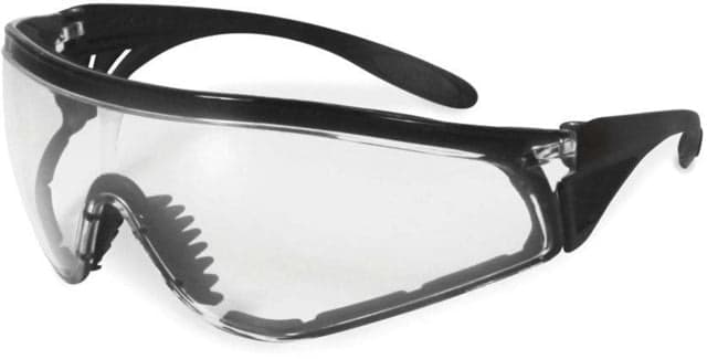 SSP Eyewear Sammamish Safety Glasses Black Frame Crystal Clear Anti-Fog Lens SAMMAMISH CL A/F
