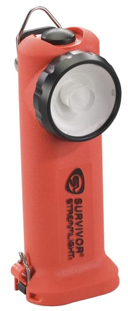 Streamlight Survivor Led Flashlight Orange - Nicd Battery Pack No Charger