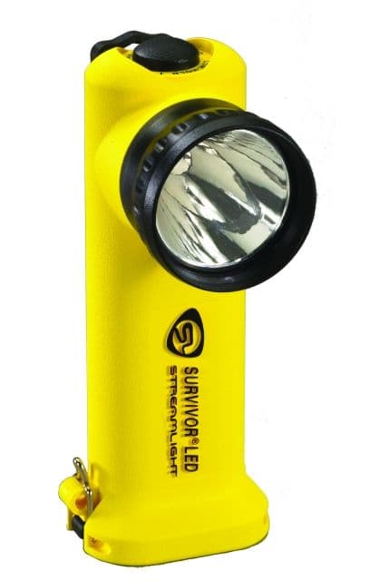 Streamlight Survivor Led Flashlight Yellow - Nicd Battery Pack No Charger