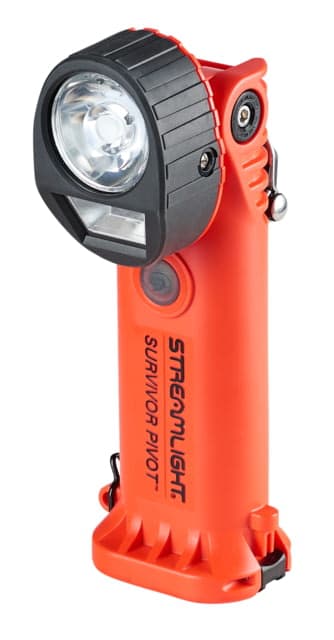 Streamlight Survivor Pivot Usb Led Flashlight Alkaline 325 Lumens Orange