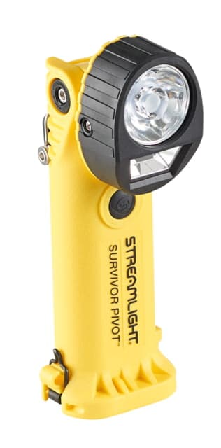 Streamlight Survivor Pivot Usb Led Flashlight Alkaline 325 Lumens Yellow