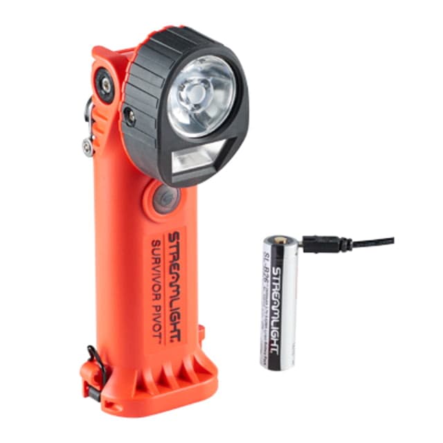 Streamlight Survivor Pivot Usb Led Flashlight Rechargeable 325 Lumens Orange