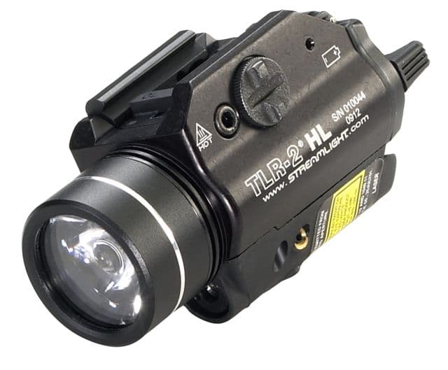 Streamlight TLR-2 HL High LumensWeapon Flashlight CR123A Red 1000 Lumens Black
