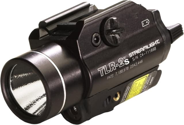 Streamlight TLR-2 S CR123A 300 Lumens LED Tactical Weapon Flashlight w/ Laser Sight Strobe Function Black