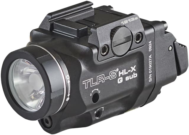 Streamlight TLR-8 HL-X G SUB USB SL-B9 Rechargeable 1000 Lumens LED Weapon Light for 1913 Short w/High And Low Switches USB-C Cord Multi-Tool And