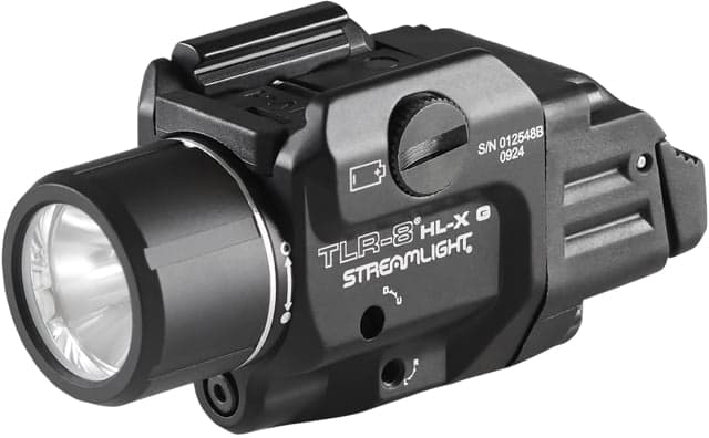 Streamlight TLR-8 HL-X G USB SL-B9 Rechargeable 1000 Lumens Weapon Light with High And Low Switches USB-C Cord Multi-Tool Key Kit Black