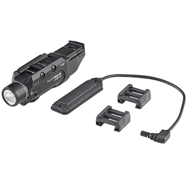 Streamlight TLR RM 2 Rail Mounted LED Tactical Lighting System w/Green Laser CR123A White 1000 Lumens Black
