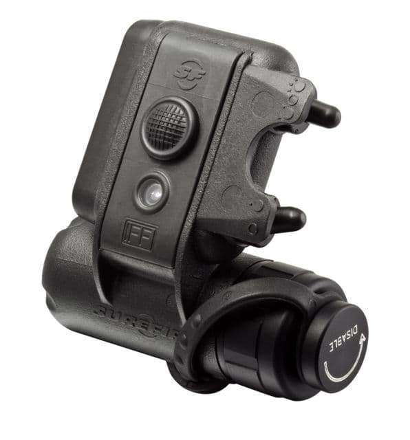 SureFire Military Helmet Mount Light White/Blue/Blinking IR LEDs Black NSN 6220-01-594-0581