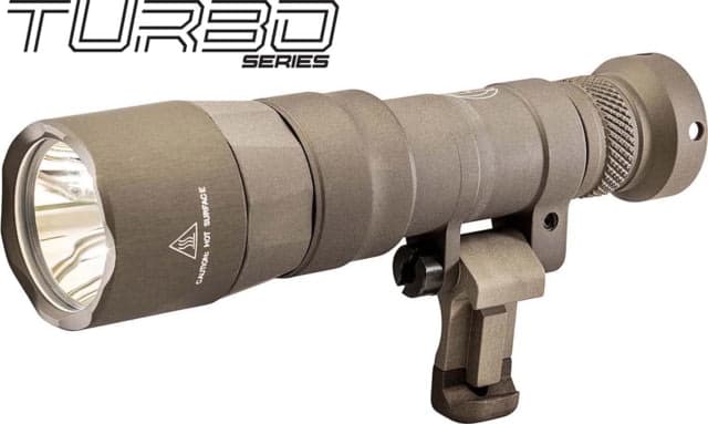 SureFire M340DFT-PRO Turbo Series 18350/123A High Candela 3-Volt Dual Fuel Scout Pro LED Weapon Light 123A 550 Lumens Tan
