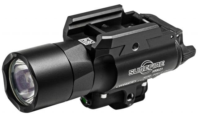 SureFire X400 Weapon Light With Green Laser 1000 Lumens Black