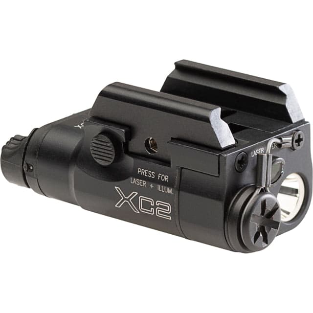 SureFire XC2-B Compact Pistol Light w/ Laser AAA NiMH Green/Red Laser 300 Lumens Black