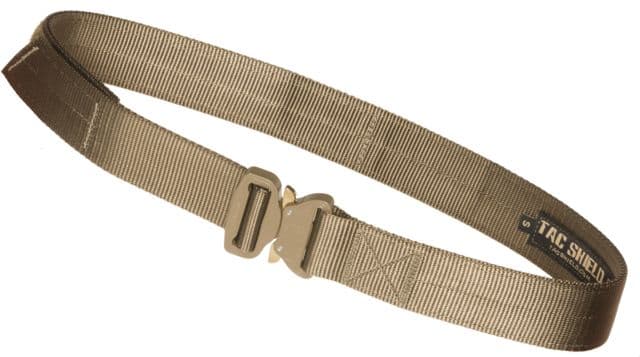 Tac Shield 1.75in Reinforced Gun Belt with Cobra Buckle Coyote Small T303 - SMCY