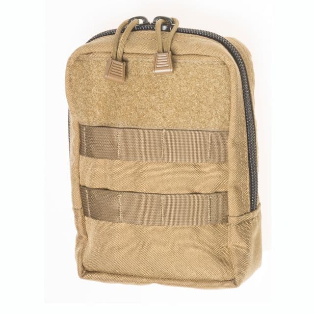 Tac Shield Vertical Organizer Molle Pouch W/Pockets And Straps Coyote