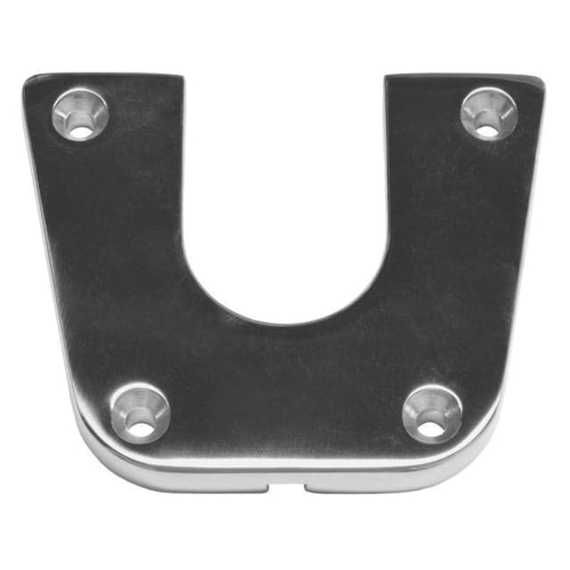 TACO Marine High Polish Stainless Steel Side Mount Table Pedestal Receptor