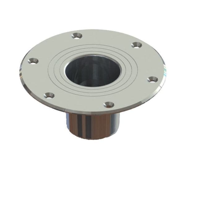 TACO Marine Surface-Mount Pedestal Table Base For 2.375in Post 7.06in Base