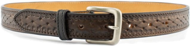 Tagua Gunleather Texas Patterned Gun Belt Brown 44