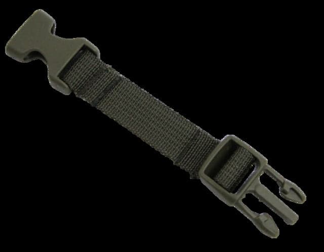 Team Wendy Chinstrap Extender for CAM FIT Retentions Ranger Green 4in
