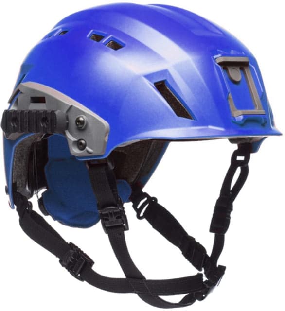Team Wendy EXFIL SAR Tactical Helmet w/ Rails and Goggle Posts Blue One Size