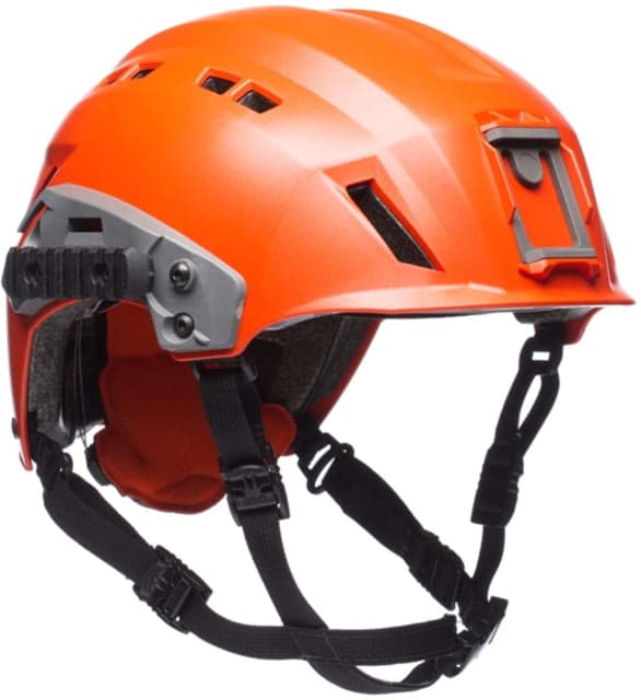 Team Wendy EXFIL SAR Tactical Helmet w/ Rails and Goggle Posts Orange One Size