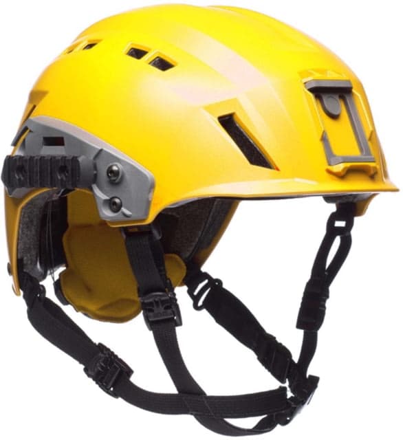 Team Wendy EXFIL SAR Tactical Helmet w/ Rails and Goggle Posts Yellow One Size