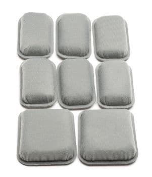 Team Wendy 1in Zorbium Action Pad SOF System - Helmet Pads Only Foliage Green