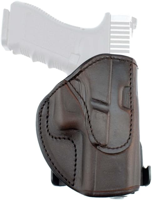 Texas 1836 PD3 - Rotating Open Top OWB Paddle Holster Right Hand SIG Sauer P320 Springfield Armory XD-M 4.5in With No Attachment Brown
