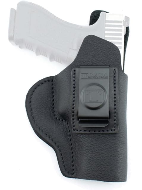 Texas 1836 Soft Leather IWB Holster Left Hand Glock 19 SIG Sauer P320 X-Compact Black