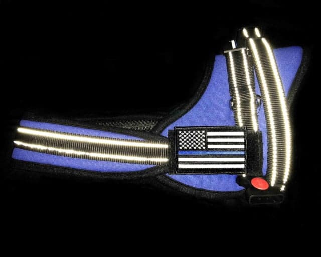 Thin Blue Line Harness With Patch Thin Blue Line