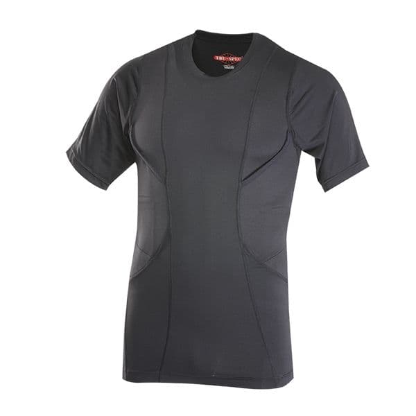 Tru-Spec 24-7 SL Concealed Holster Shirt 85/15 Poly Spandex Black Large Regular 1226005