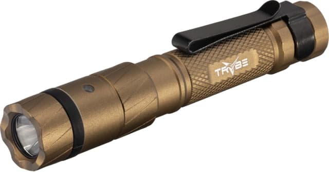 TRYBE Optics Micro Lithium Ion 350 Lumen Rechargeable Handheld Flashlight Bronze