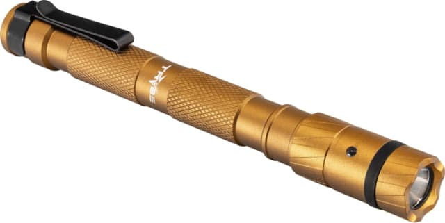 TRYBE Optics Mini Lithium Ion 500 Lumen Rechargeable Handheld Flashlight Gold
