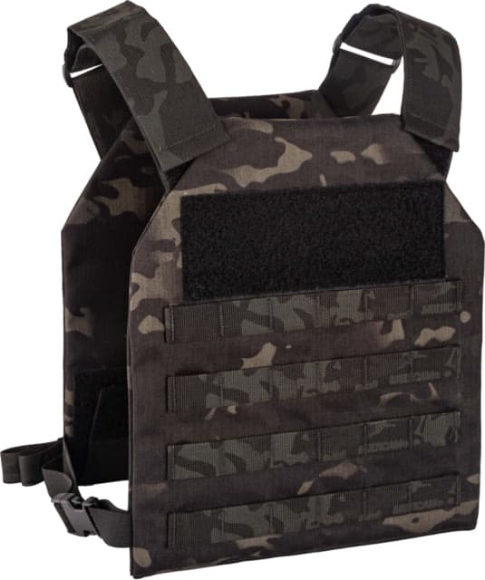 TRYBE Tactical Covert Plate Carrier Multi-Cam Black