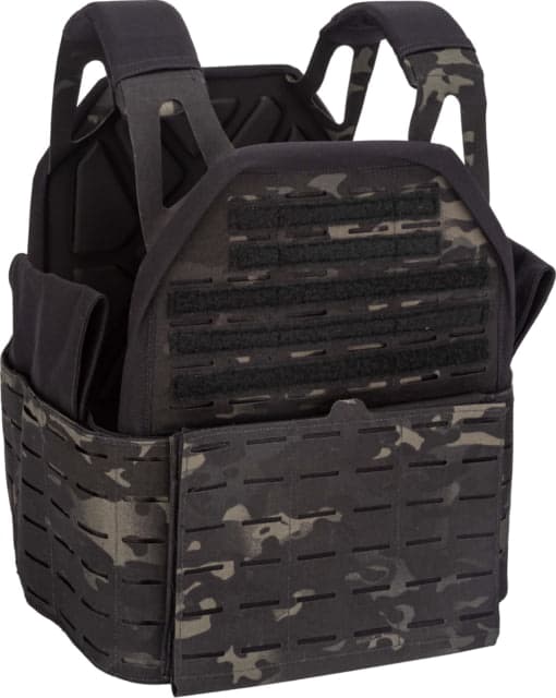 TRYBE Tactical Low-Profile Plate Carrier Multi-Cam Black