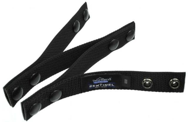 Uncle Mike's Sentinel 3/4in Belt Keeper Black Web Set Of 4 Poly Bag